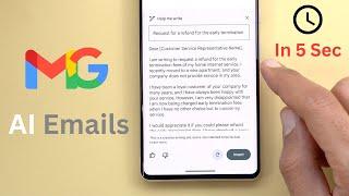 Gmail + AI: Write Your Emails in Seconds  "Help Me Write" Feature Review