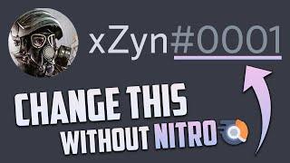 How to change your *DISCORD TAG* without Nitro (UPDATED Easier Method)