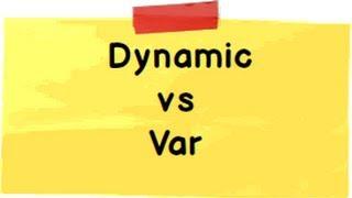 Var vs Dynamic in c# ( C# interview questions with answers)