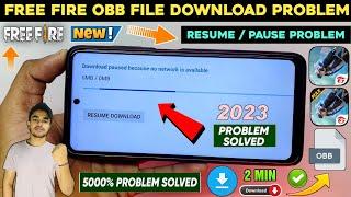  Free Fire Obb File Download Problem | How To Solve Resume Download In Free Fire | Download Paused