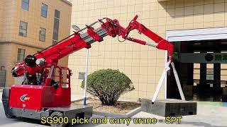 NEW PRODUCT - SG900 PICK AND CARRY CRANE| SPT CRANE