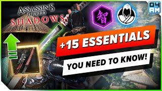 Assassin's Creed Shadows ULTIMATE Beginner Guide +15 Essential Tips & Tricks!