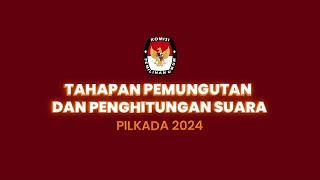 Simulasi Tahapan Pemungutan Dan Penghitungan Suara Pilkada Serentak Tahun 2024 Kabupaten Temanggung