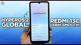 RESMI! HyperOS 2.0 Global Redmi 13C - LEBIH SMOOTH & LEBIH MINIM BUG!