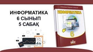 Компьютер қалай жұмыс істейді? 6 сынып информатика