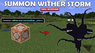 How to Summon Wither Storm in Minecraft (WITH COMMAND BLOCK!)