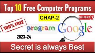 Top 10 Free Computer Programs  @sarkaribloom