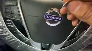 Steering wheel Volvo emblem