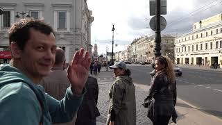 Walking in St. Petersburg - Nevsky Prospekt - part 2 of 3