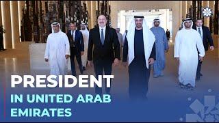 President Ilham Aliyev arrived in United Arab Emirates for working visit