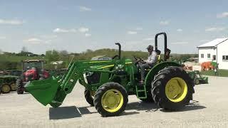 2021 John Deere 5055E Open Station Tractor w/ Loader! Like New! For Sale by Mast Tractor Sales