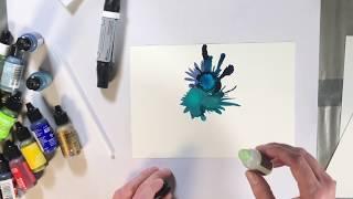 HOW2 -  TUTORIAL with Alcohol Ink, easy beginners GETTING STARTED GUIDE