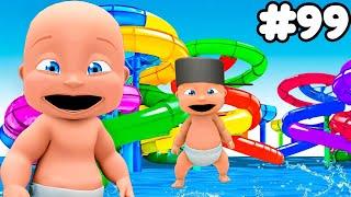 BABY VISITS 100 WATERPARKS!