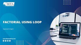 Factorial number using for loop in python | how to find factorial in python | factorial in python