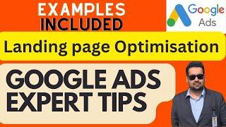 Expert Advice For Optimising Your Google Ads Landing Pages + Examples Included