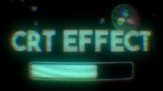 How to Make The BEST CRT Effect in Davinci Resolve