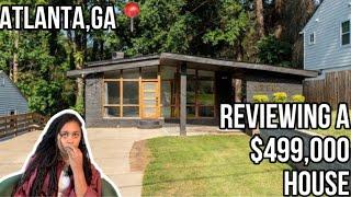REVIEWING A $499,000 HOUSE FOR SALE IN ATLANTA, GA | MOVING TO ATLANTA, GA | ZILLOW