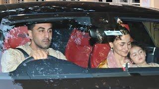 Raha Kapoor enjoy long drive with Alia Bhatt Ranbir Kapoor after a long time together