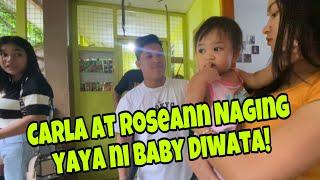 CARLA AT ROSEANN  NA GUSTOHAN NI BABY DIWATA! BIGLANG NAPA SUGOD KINA JOY DIWATA!