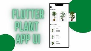 Flutter Plant App UI || Week 1