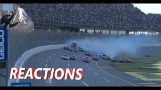 NASCAR CUP INSANE TALLADEGA FINISH REACTIONS