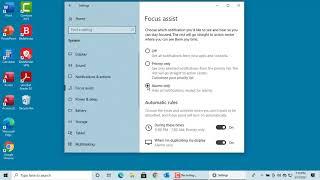 How to Setup Focus Assist to Eliminate Distractions in Windows 10