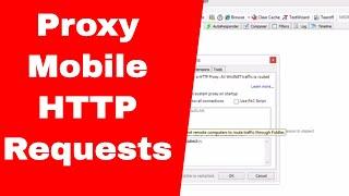 How to view http traffic on your mobile phone device via a computer proxy
