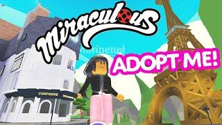 ADOPT ME build Marinette's Bakery from Miraculous: Tales of Ladybug and Cat Noir