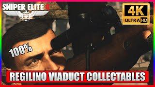 Sniper Elite 4: Mission 3 - Regilino Viaduct COLLECTABLES | 4k Gameplay Walkthrough