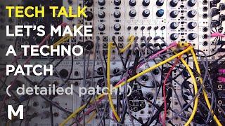 How to make a eurorack techno live patch - with Beatstep Pro and 16n Rework