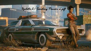 Cyberpunk 2077 Phantom Liberty Sending Panam a gift update 2.1 feature