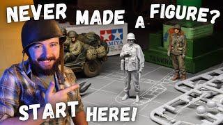 Building Your First Scale Model Figure! | 1/35 Model Kit Tutorial