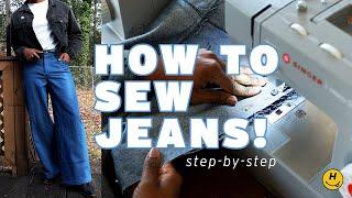 HOW TO SEW JEANS  | Ranger Jeans Sewing Tutorial!