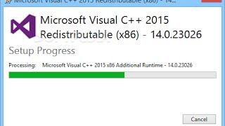 How to Download and Install Visual C++ Redistributable Packages for Visual Studio 2015