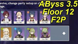 [F2P Guide] 4 Star Weapons Spiral AByss floor 12 genshin impact
