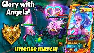 GLORY WITH ANGELA⁉️ PERFECT ROTATION INTENSE MATCH