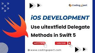 How to Use UITextfield Delegate Methods in Swift 5 | iOS Swift | Xcode