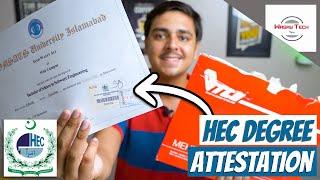 HEC Degree Attestation through Courier Complete Guide  | How to Get Degree Attested from HEC