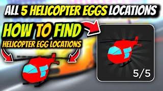 How To Find All 5 HELICOPTER EGGS Locations In Car Dealership Tycoon Egg Hunt 2024 Update
