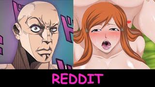 Anime(Bleach) vs Reddit (the rock reaction meme)