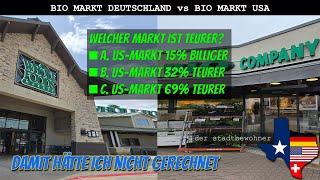 BIO-MARKT Deutschland vs USA - Preisvergleich