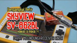 Penangkal Petir Skyview SV-862BL Hujan Deras Receiver Aman Bebas Resiko