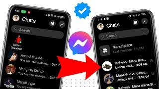 How to Fix Facebook Marketplace Messages not showing in Messenger | Messenger White screen Problem