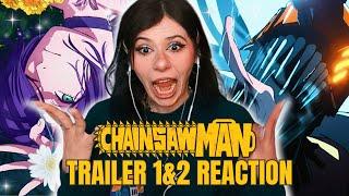 WHO IS SHE??? Chainsaw Man - The Movie: Reze Arc TRAILER 1&2 REACTION!