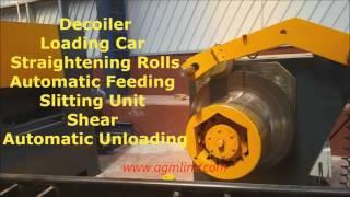 AGMline Compact Systems Roll Form Feeding Cut to Length Line