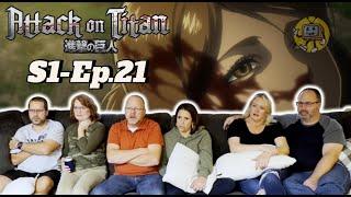 Huge Theories In This One : Parent's React (Anime noobs) - Attack on Titan 1x21