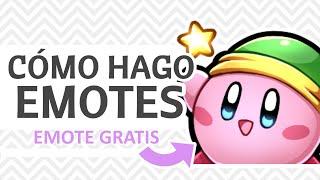 Cómo hago los emotes para twitch | Emote gratis | Clip Studio Paint | LizHeidern