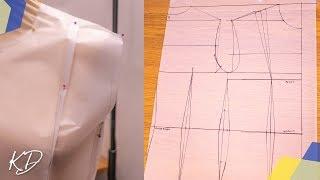 BODICE WITH FRONT SHOULDER DART TUTORIAL | KIM DAVE