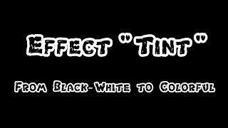 Tutorial Adobe Premiere Pro 2020 - Effect "Tint" - From Black n White to Colorful