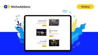 How to Create History Widget - Restaurant & Cafe Addon for Elementor